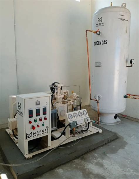 Automatic Psa Oxygen Gas Plant With Cylinder Filling System Lpm