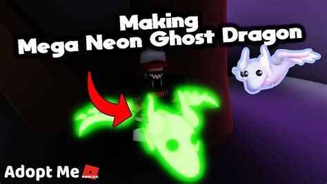 Making A Mega Neon Ghost Dragon Adopt Me Halloween Update Youtube