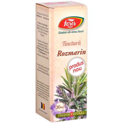 Fares Tinctura De Rozmarin 30ml Mega Image