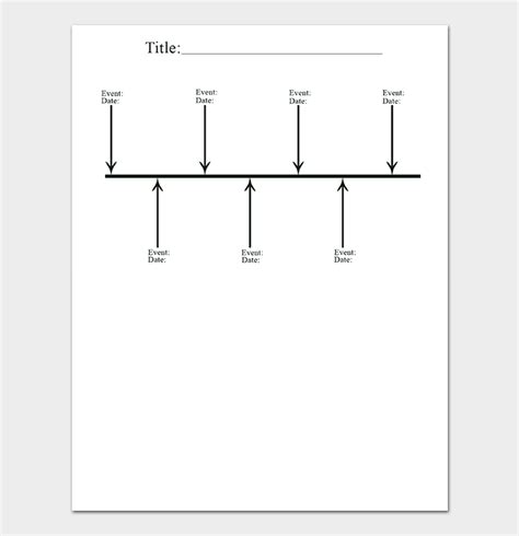 Free Printable Timelines