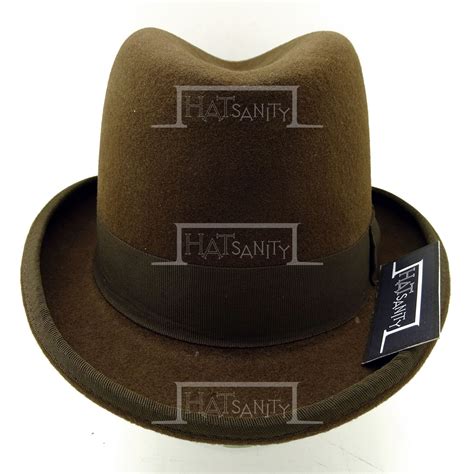 Nude Hat For DIY Steampunk Retro Wool Felt Homburg Hat Etsy