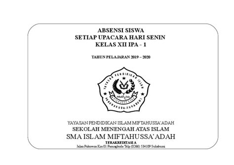 sampul absen siswa kelas xii ipa