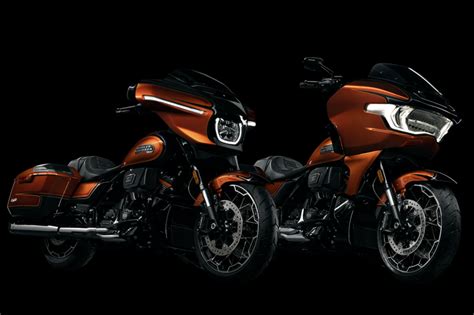 Motos Harley Davidson CVO Street Glide E CVO Road Glide Estreiam Motor