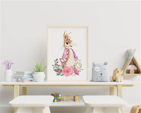 Flopsy Bunny Png Peter Rabbit St Birthday Png Peter Rabbit Etsy Uk