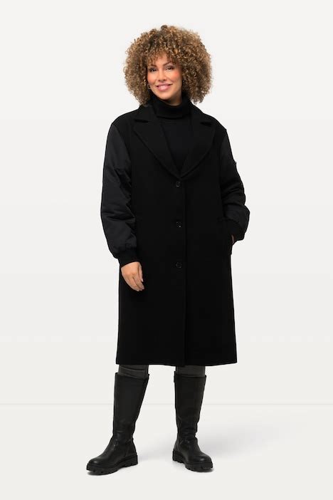 Manteau Avec Des Manches Style Blouson Et Un Col Revers Poche Zipp E