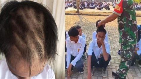 VIRAL Aksi Anggota TNI Cukur Rambut Siswa SMPN 1 Maniis Purwakarta