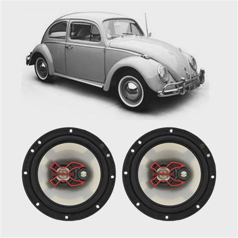 Alto Falante Volkswagen Fusca 1959 A 1978 Bravox X 6 Polegadas 100W Rms