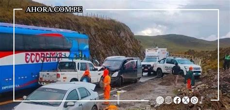 Choque Frontal En Carretera Central Deja Tres Personas Heridas