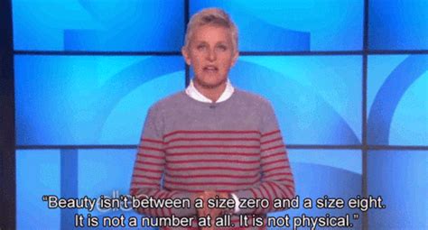 Most Importantly Ellen Speaks Up For True Beauty And Acceptance