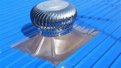 Aluminium And Steel Non Power Driven Roof Air Ventilator With Polycarbonate Dome For Industrial