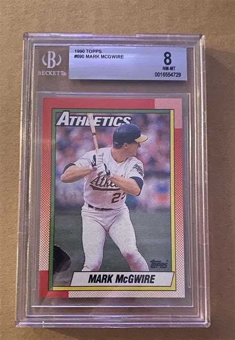 Topps Mark Mcgwire Bgs Mint Ebay