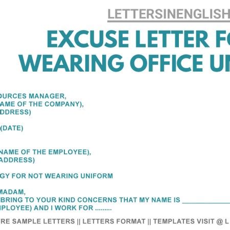 Excuse Letter for Student Having Fever - Sample Letter of Excuse for School Due to Fever ...