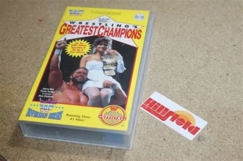 WRESTLINGS GREATEST CHAMPIONS Wwf Wwe Wrestling Vhs EUR 9 10