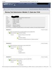 Course Hero Review Test Submission Module Quiz Due Fall
