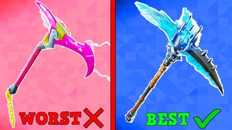 Ranking Every Battle Pass Pickaxe From Worst To Best Season 2 5 Fortnite Battle Royale