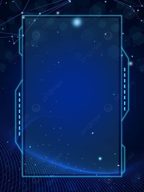 Science And Technology Border Business Sci Fi Material Background