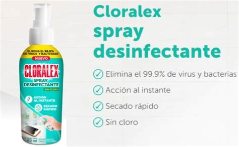 Desinfectante Spray Cloralex De 60ml Elimina 99 Virus MercadoLibre