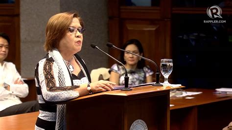 Watch Senator Leila De Limas Privilege Speech On Extrajudicial