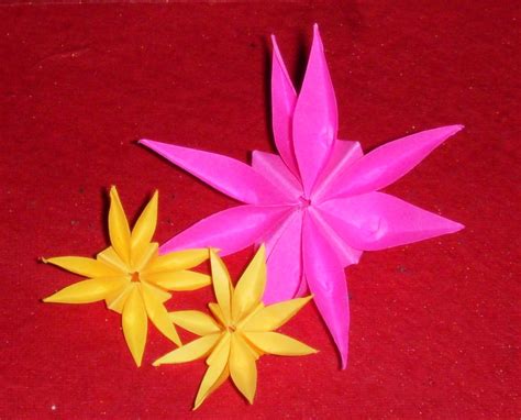 FOLDING ORIGAMI FLOWERS « EMBROIDERY & ORIGAMI