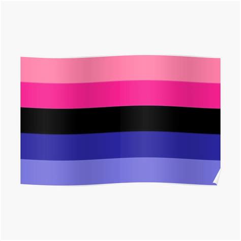 Omnisexual Pride Flag Poster For Sale By Xsheals07 Redbubble