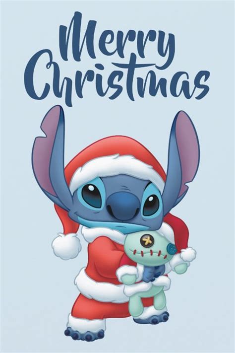 Lilo And Stitch Santa Claus Stitch Holiday Card Zazzle Cute Christmas Wallpaper Lilo And