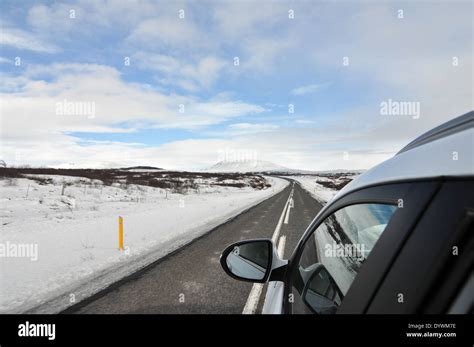 Winter road trip on the Ring Road, Iceland Stock Photo - Alamy