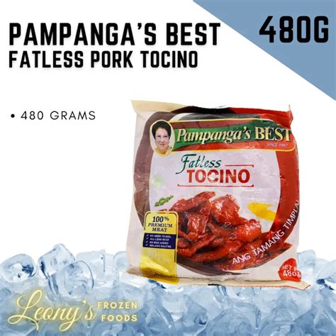 Pampangas Best Fatless Pork Tocino 480 Grams Lazada Ph