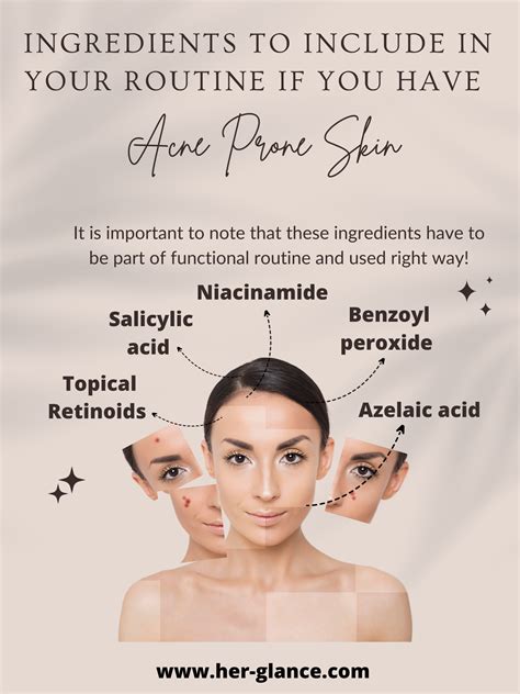 Ingredients For Oily Skin Oily Skin Care Routine Acne Prone Skin