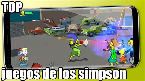 Top Mejores Juegos De Los Simpson Para Android Youtube