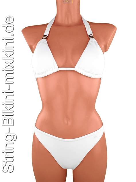 String Bikini Set weiß jetzt edel und sexy kaufen MIXKINI BEACHWEAR