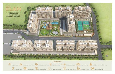 Nyati Elan Central I In Wagholi Pune Price Location Map Floor Plan