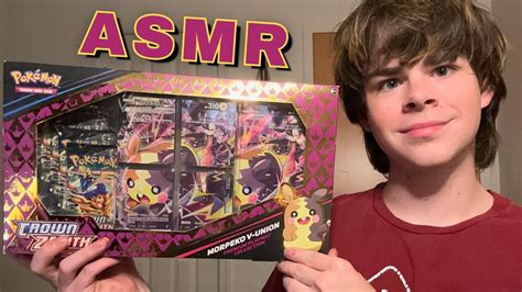 Asmr Pokemon Cards Opening Morpeko V Union Unboxing Youtube