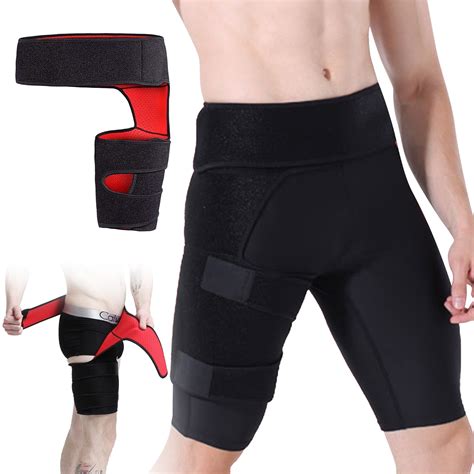 Aptoco Pcs Unisex Adjustable Hip Brace Thigh Compression Sleeve