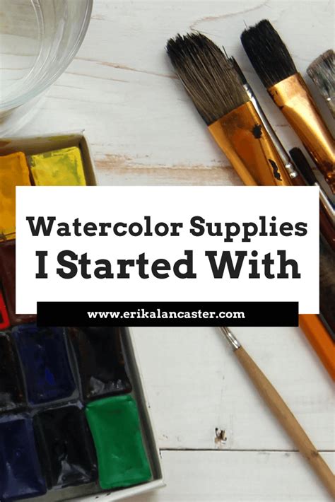 My Favorite Art Supplies So Far Erika Lancaster Artist Online