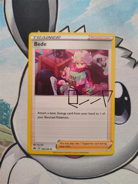 Pokémon karta HOLO Bede CRZ 124 Crown Zenith Aukro