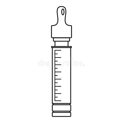 Icono De La Dosis De Vape Estilo Del Esquema Ilustraci N Del Vector