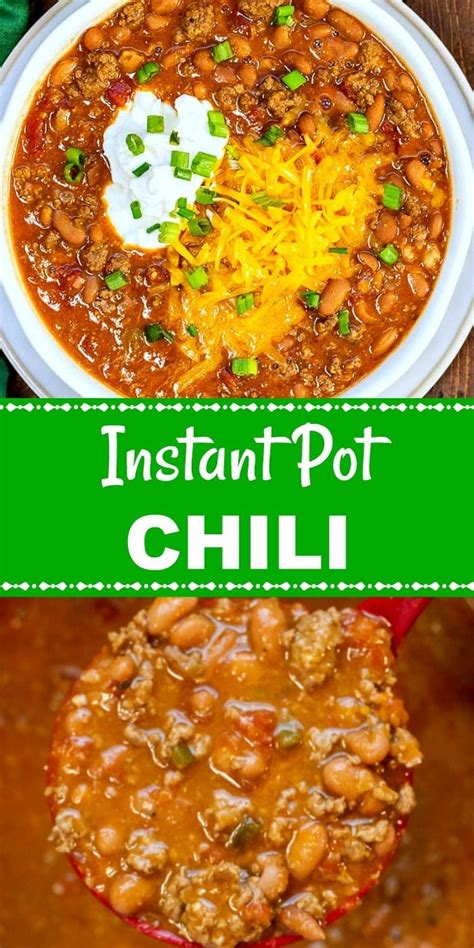 Instant Pot Chili Pressure Cooker Chili Flavor Mosaic Pressure Cooker Chili Instant Pot