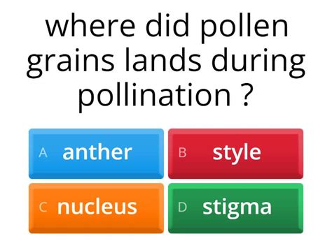 double fertilization - Quiz