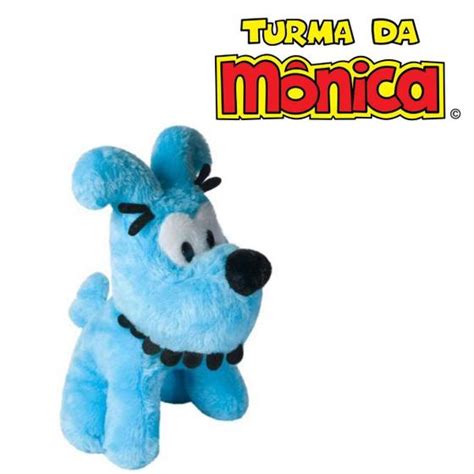 Bidu De Pelúcia Turma Da Mônica Cachorro 27cm Antialérgico Original