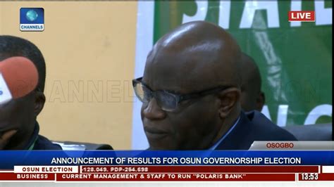 Inec Declares Osun Governorship Election Inconclusive Youtube