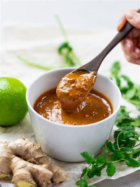 5 Minute Thai Peanut Sauce Recipe Recipe Peanut Sauce Recipe