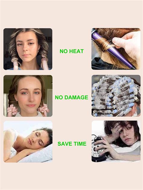 heatless hair curler heatless curls hair rollers create stylish