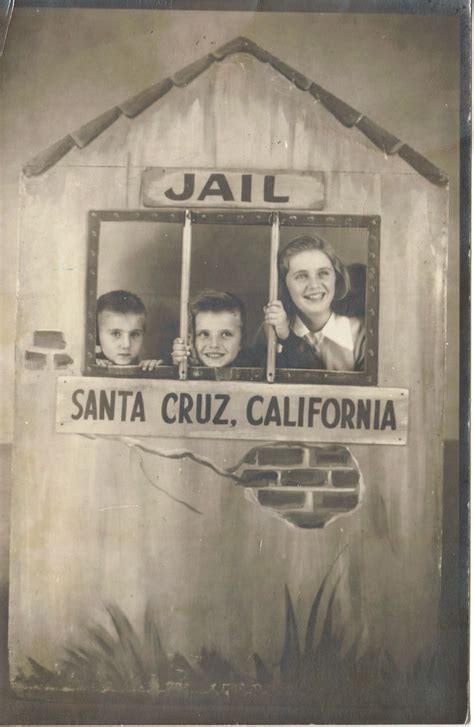 Siblings in Santa Cruz Jail, 1951 - Santa Cruz Beach Boardwalk ...