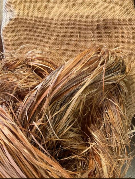 Brown Hemp Raw Fiber For Handicraft Textiles At Rs 450 Kilogram In