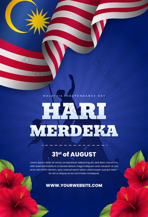 Malaysia Hari Merdeka Poster Design Template | EPS Free Download - Pikbest