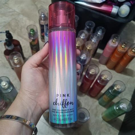 Pink Chiffon Bath And Body Works Fine Fragrance Mist Collection 236ml Cash On Delivery Shopee