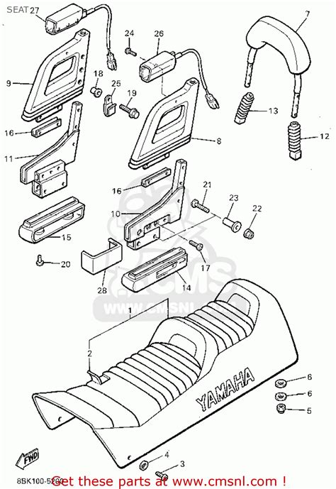 8BK2473001 Double Seat Assy Yamaha Buy The 8BK 24730 01 At CMSNL