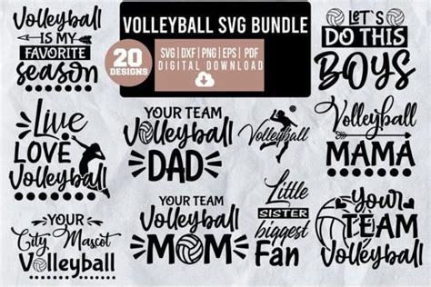 Volleyball Svg Bundle Bundle · Creative Fabrica