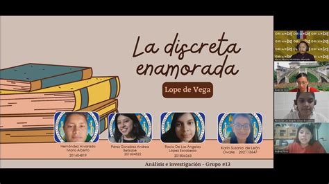 La discreta enamorada Lope de Vega Lectura dramatizada y análisis Grupo