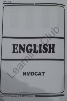 Step Nmdcat Practice Book Rd Edition English Portion Taleem